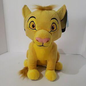 NWT SIMBA The Lion King Deluxe Plush Toy Disney Size Large 12” New